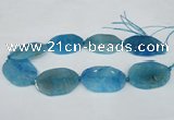 CNG1214 15.5 inches 25*40mm - 30*45mm freeform agate beads