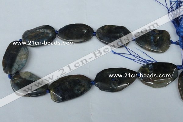 CNG1219 15.5 inches 25*30mm - 30*45mm freeform agate beads