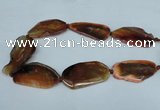 CNG1235 15.5 inches 25*40mm - 30*55mm freeform agate beads