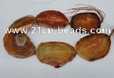 CNG1237 15.5 inches 40*50mm - 55*65mm freeform agate beads