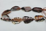 CNG1240 15.5 inches 30*40mm - 35*50mm freeform agate beads