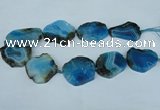 CNG1241 15.5 inches 30*40mm - 40*50mm freeform agate beads