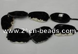 CNG1249 15.5 inches 35*40mm - 45*50mm freeform agate beads