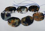 CNG1259 15.5 inches 40*50mm - 45*55mm freeform agate beads