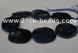 CNG1260 15.5 inches 40*50mm - 45*55mm freeform agate beads