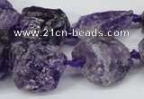 CNG1306 15.5 inches 8*12mm – 25*35mm nuggets amethyst beads