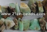 CNG1316 15.5 inches 12*16mm - 15*20mm nuggets australia chrysoprase beads