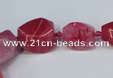 CNG1356 15.5 inches 8*10mm - 20*25mm faceted nuggets agate beads