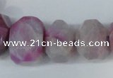 CNG1366 15.5 inches 8*12mm - 22*30mm faceted nuggets agate beads