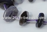 CNG1377 15.5 inches 8*14mm - 10*30mm faceted nuggets agate beads
