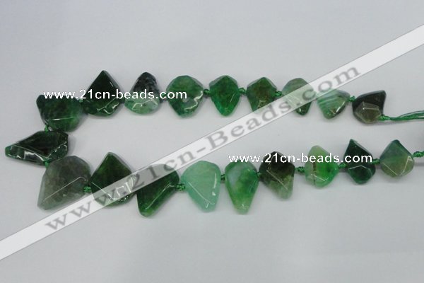 CNG1389 15.5 inches 15*20mm - 20*35mm freeform agate beads