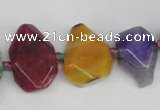 CNG1390 15.5 inches 15*20mm - 20*35mm freeform agate beads