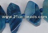 CNG1396 15.5 inches 15*25mm - 20*40mm wand agate gemstone beads
