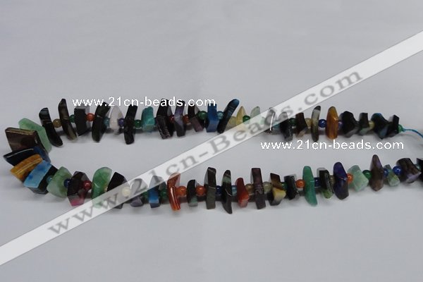 CNG1404 15.5 inches 10*15mm - 12*22mm nuggets agate gemstone beads
