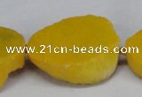 CNG1419 15.5 inches 25*35mm - 30*40mm freeform agate beads