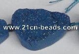 CNG1421 15.5 inches 25*35mm - 30*40mm freeform agate beads