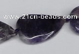 CNG1425 15.5 inches 22*30mm - 25*35mm freeform amethyst beads