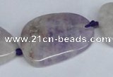 CNG1427 15.5 inches 20*30mm - 35*45mm freeform lavender amethyst beads