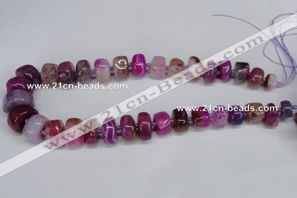 CNG1448 15.5 inches 10*14mm - 12*20mm nuggets agate gemstone beads