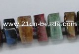 CNG1470 15.5 inches 8*18mm - 12*18mm nuggets agate gemstone beads