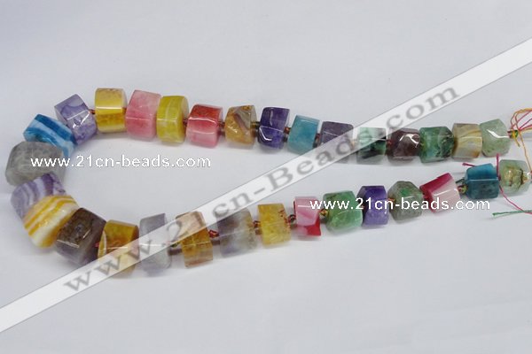 CNG1481 15.5 inches 10*15mm - 12*22mm nuggets agate gemstone beads