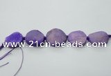 CNG1512 8 inches 20*30mm - 25*35mm freeform agate beads