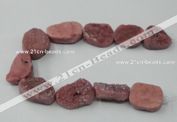 CNG1525 8 inches 15*20mm - 25*30mm freeform agate beads