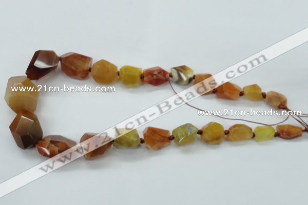 CNG1547 15.5 inches 10*14mm - 20*30mm nuggets agate beads