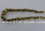 CNG1582 15.5 inches 8*12mm - 12*20mm nuggets plated quartz beads