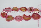 CNG1613 15.5 inches 25*35mm - 30*45mm freeform agate gemstone beads