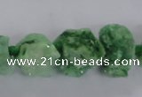 CNG1642 15.5 inches 13*18mm - 18*25mm nuggets plated druzy agate beads