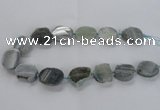 CNG1658 15.5 inches 22*28mm - 25*30mm freeform druzy agate beads