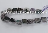 CNG1662 15.5 inches 20*25mm - 25*30mm nuggets druzy amethyst beads