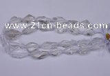 CNG1700 15.5 inches 15*20mm - 18*35mm nuggets white crystal beads