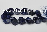 CNG1716 15.5 inches 15*20mm - 20*30mm nuggets lapis lzuli beads