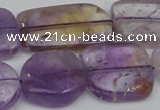 CNG1724 15.5 inches 18*25mm - 20*30mm freeform ametrine beads