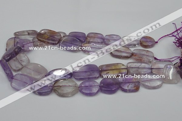 CNG1724 15.5 inches 18*25mm - 20*30mm freeform ametrine beads