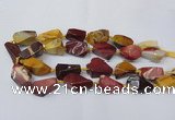 CNG1730 15.5 inches 15*20mm - 20*30mm nuggets mookaite beads