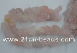 CNG1821 15.5 inches 20*25mm - 25*30mm nuggets rose quartz beads