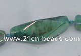 CNG2009 15.5 inches 10*14mm - 12*38mm nuggets plated quartz beads