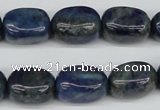 CNG21 15.5 inches 12*17mm nuggets lapis lazuli gemstone beads