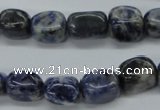 CNG212 15.5 inches 10*14mm nuggets sodalite gemstone beads