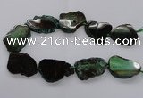 CNG2142 15.5 inches 30*35mm - 35*40mm freeform agate gemstone beads