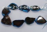 CNG2144 15.5 inches 30*40mm - 35*45mm freeform agate gemstone beads