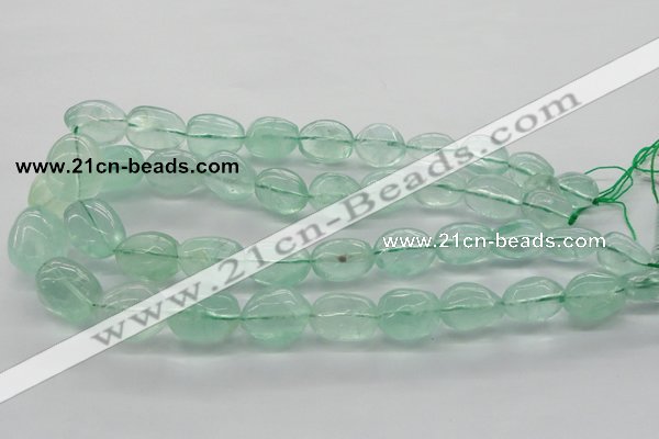 CNG227 15.5 inches 12-20mm*16-25mm nuggets green fluorite beads