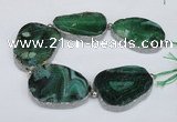 CNG2394 7.5 inches 35*45mm - 45*55mm freeform agate gemstone beads