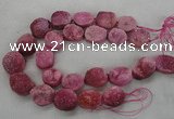 CNG2413 15.5 inches 22*28mm - 28*35mm freeform agate beads