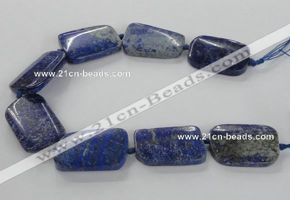 CNG2428 15.5 inches 25*35mm - 30*40mm freeform lapis lazuli beads