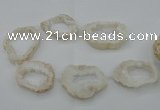 CNG2440 15.5 inches 45*50mm - 55*65mm freeform druzy agate beads