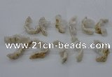 CNG2442 15.5 inches 10*20mm - 25*55mm freeform druzy agate beads